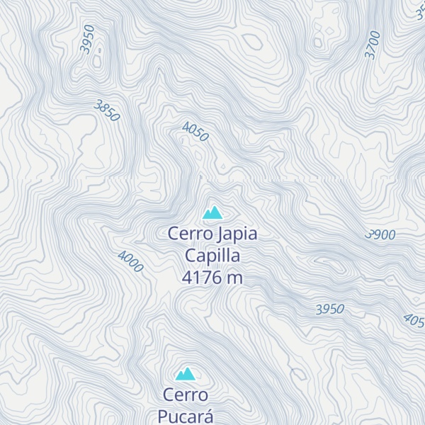 Map of Cerro Japia Capilla