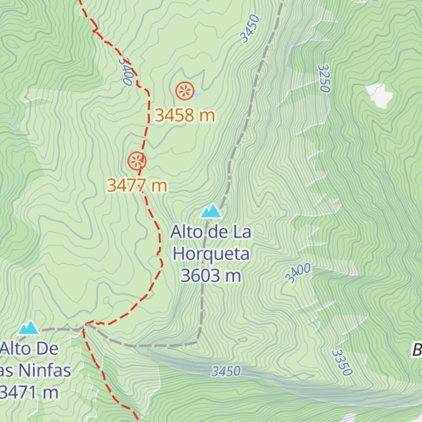Map of Alto de La Horqueta