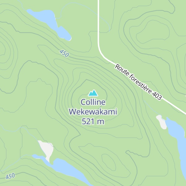 Map of Colline Wekewakami