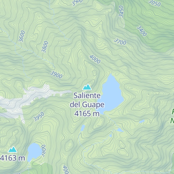 Map of Saliente del Guape