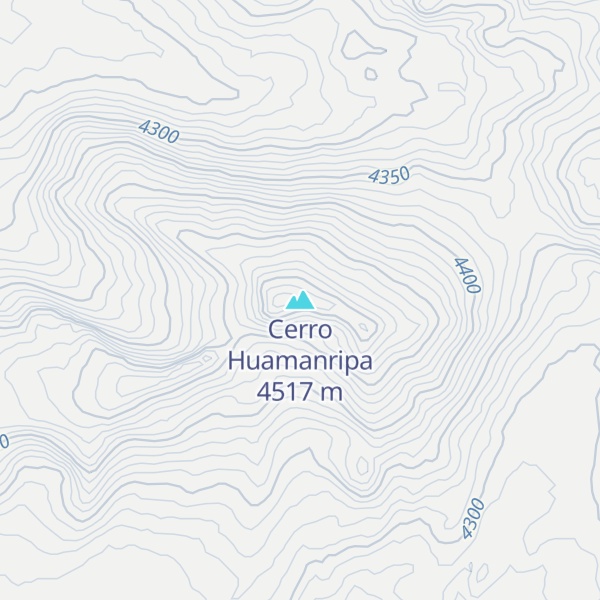 Map of Cerro Huamanripa