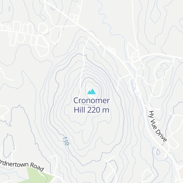 Map of Cronomer Hill