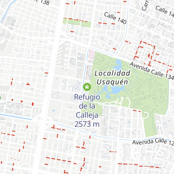 Map of Refugio de la Calleja