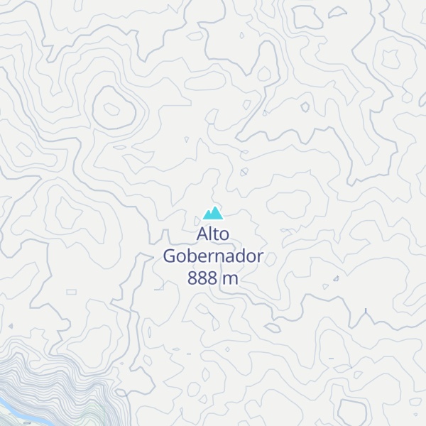 Map of Alto Gobernador