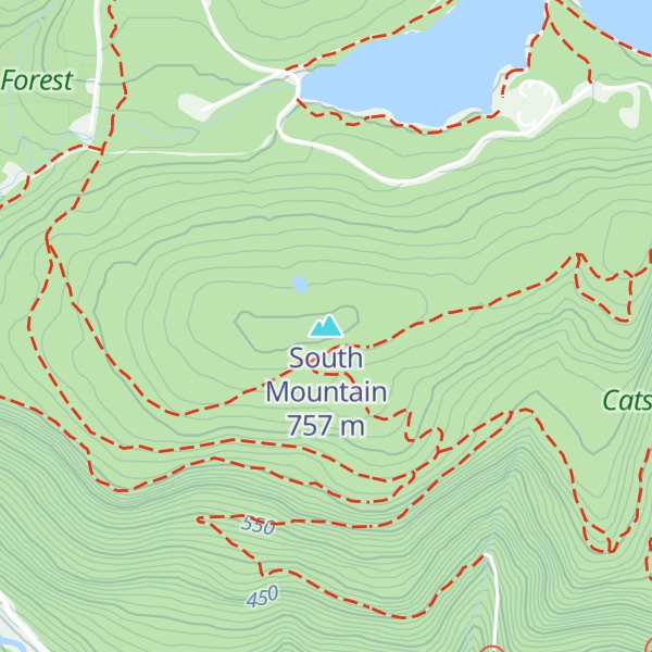 Map of South Mountain