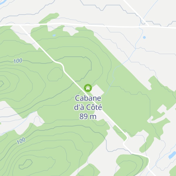 Map of Cabane d'à Côté
