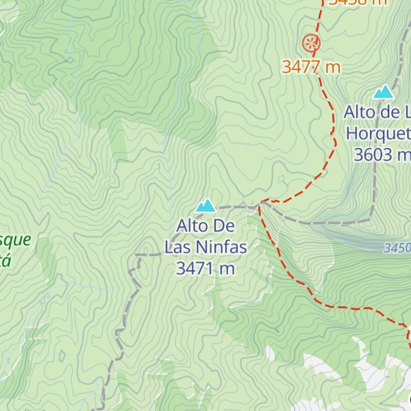 Map of Alto De Las Ninfas