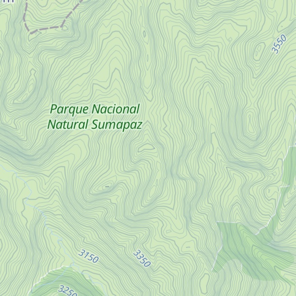 Map of Cerro La Horqueta