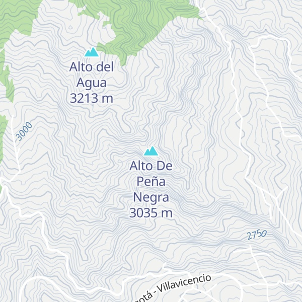 Map of Alto De Peña Negra