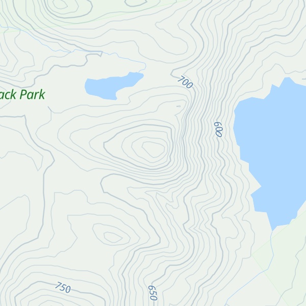 Map of Slip Mountain