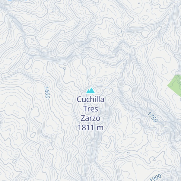 Map of Cuchilla Tres Zarzo