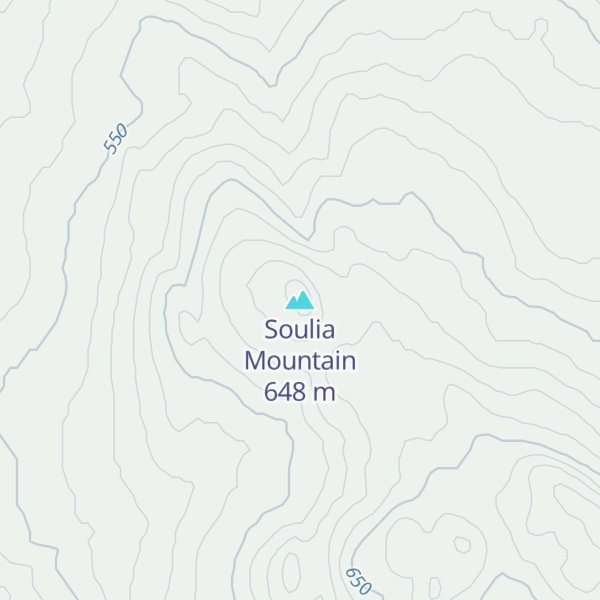 Map of Soulia Mountain