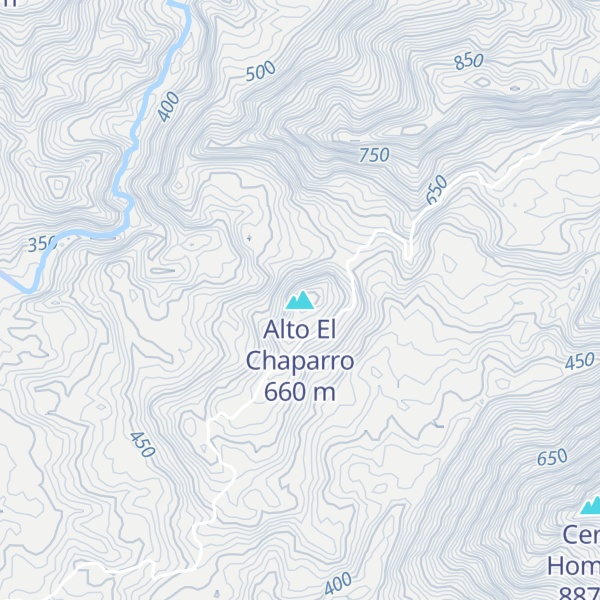 Map of Alto El Chaparro