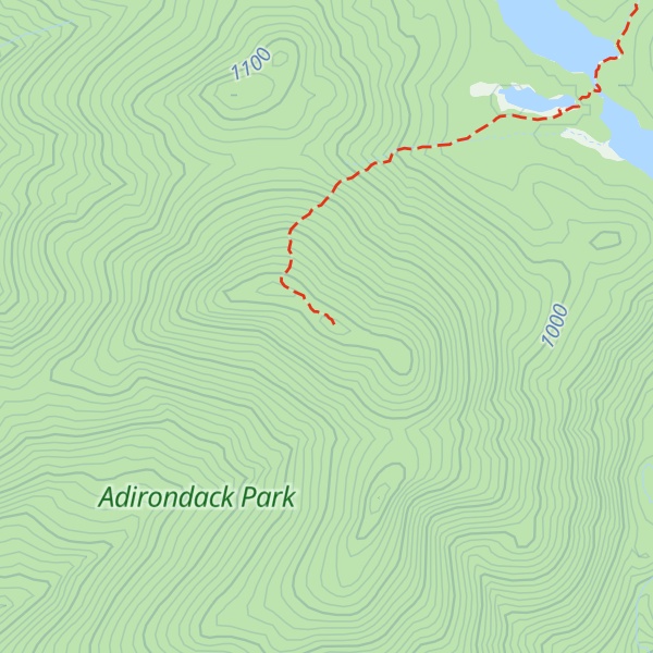 Map of MacNaughton Mountain