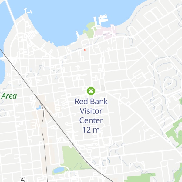Map of Red Bank Visitor Center
