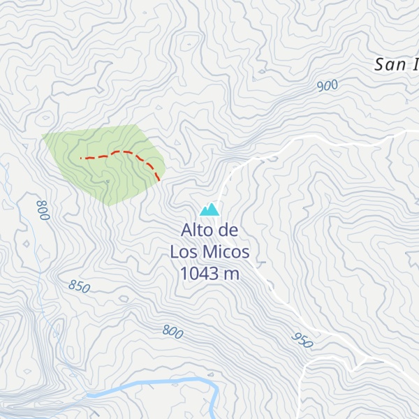 Map of Alto de Los Micos
