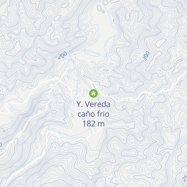 Map of Y. Vereda caño frio