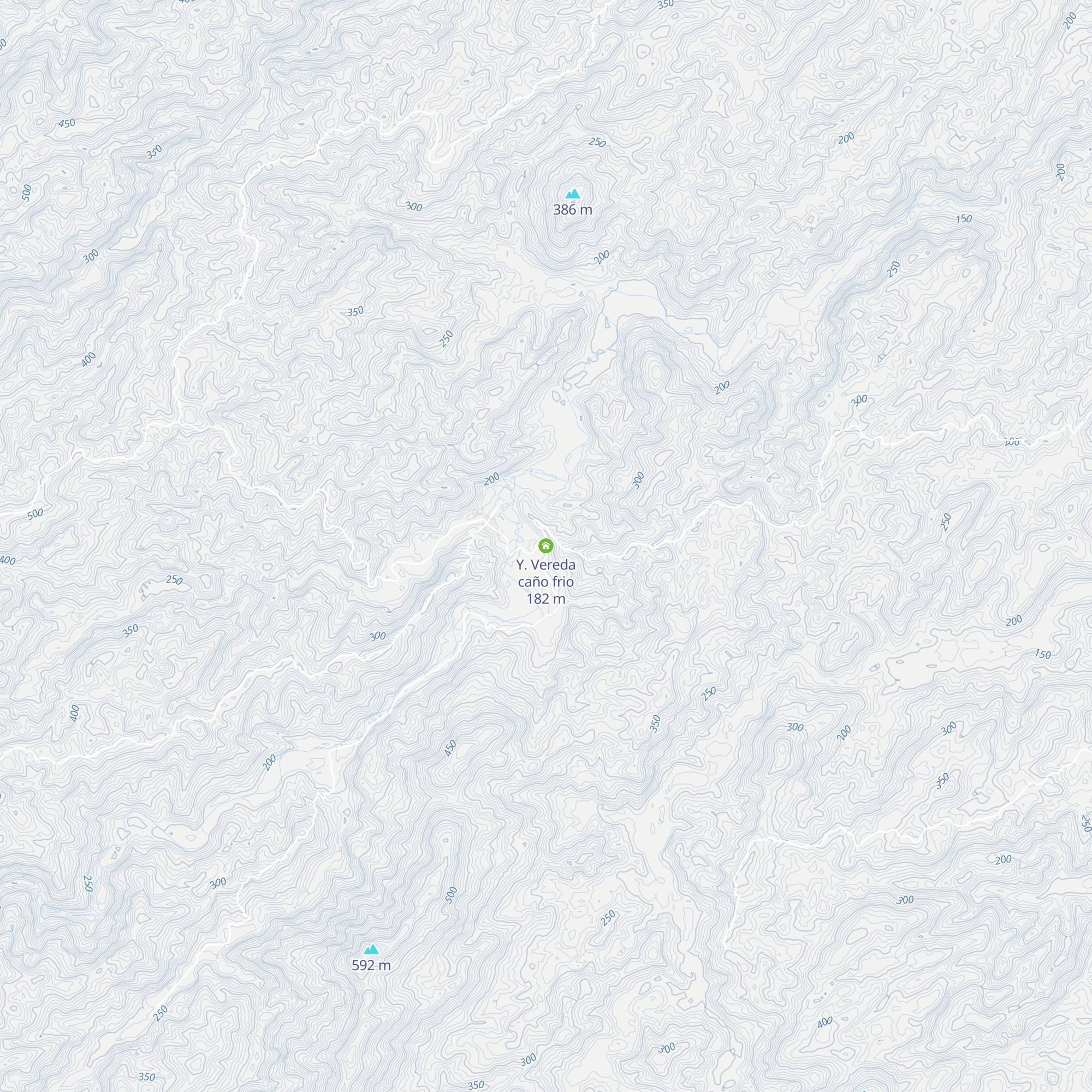 Y. Vereda caño frio map