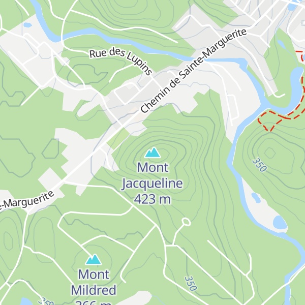 Map of Mont Jacqueline