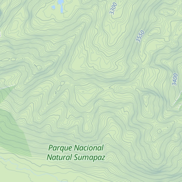 Map of Cerro El Nevado