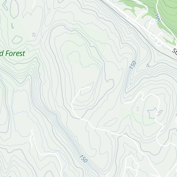Map of Gallis Hill