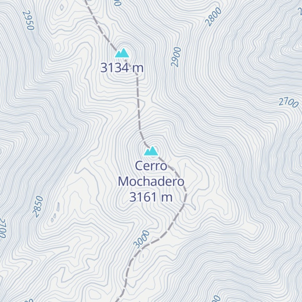 Map of Cerro Mochadero