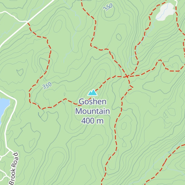 Map of Goshen Mountain