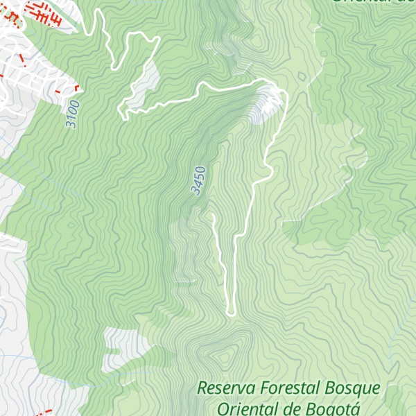 Map of Alto de La Teta