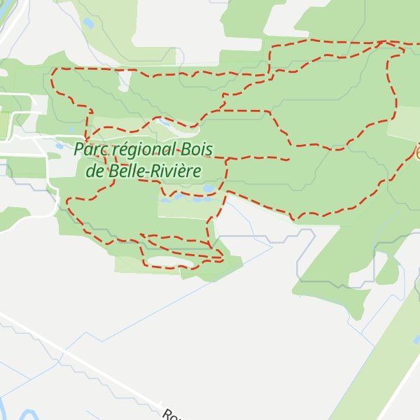 Map of Refuge Le St-Hubert
