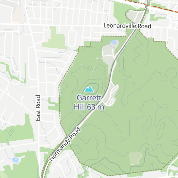 Map of Garrett Hill