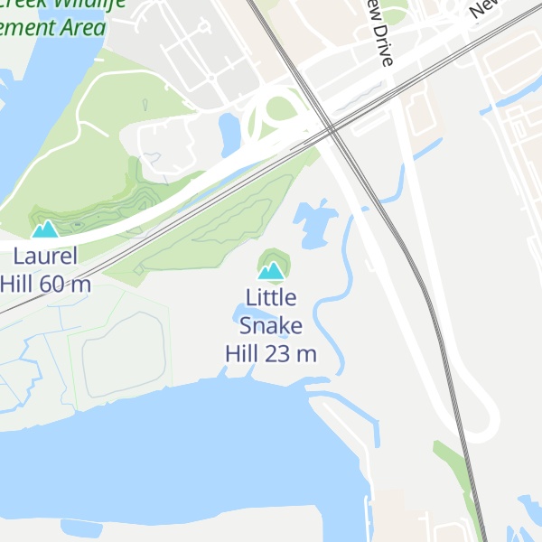 Map of Little Snake Hill