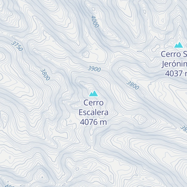Map of Cerro Escalera