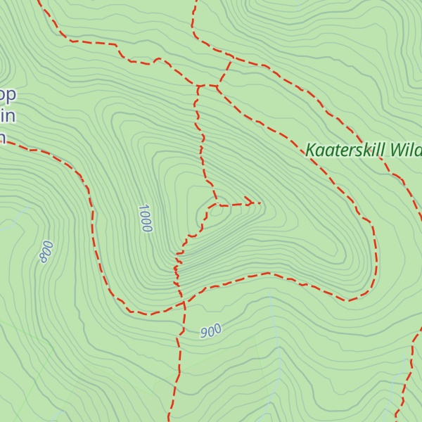 Map of Kaaterskill High Peak