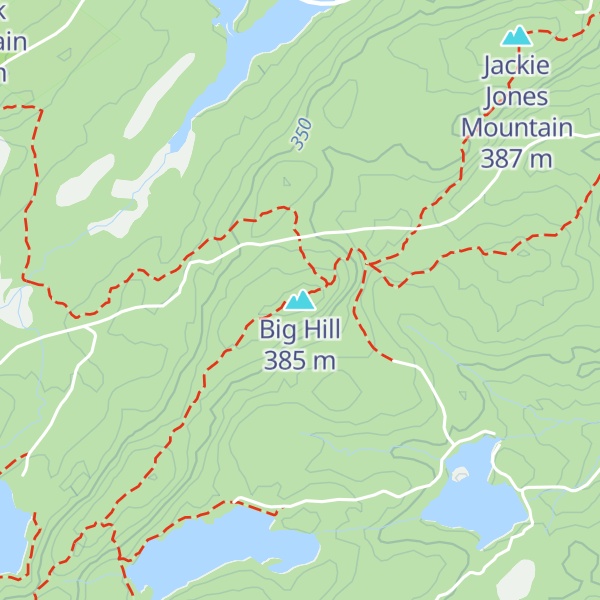 Map of Big Hill