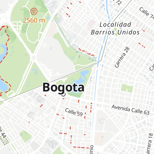 Map of Cabaña 13