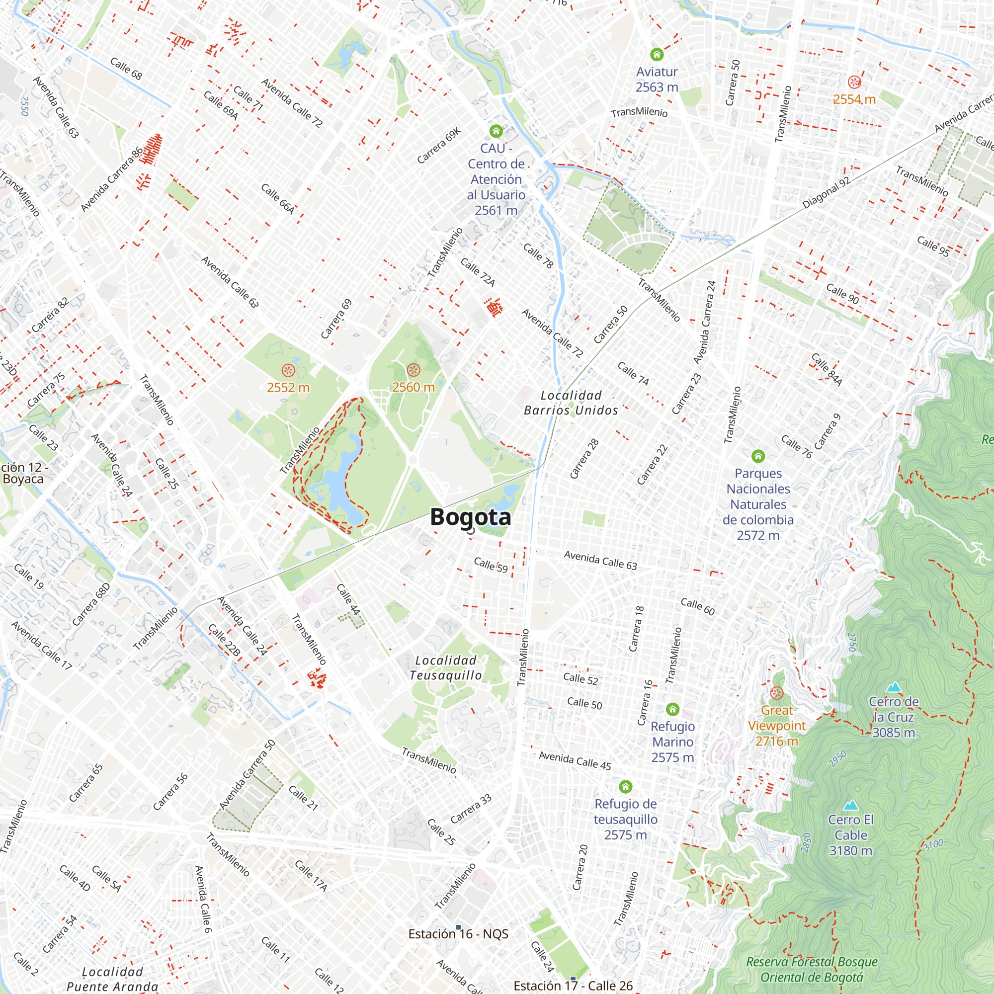 Cabaña 13 map