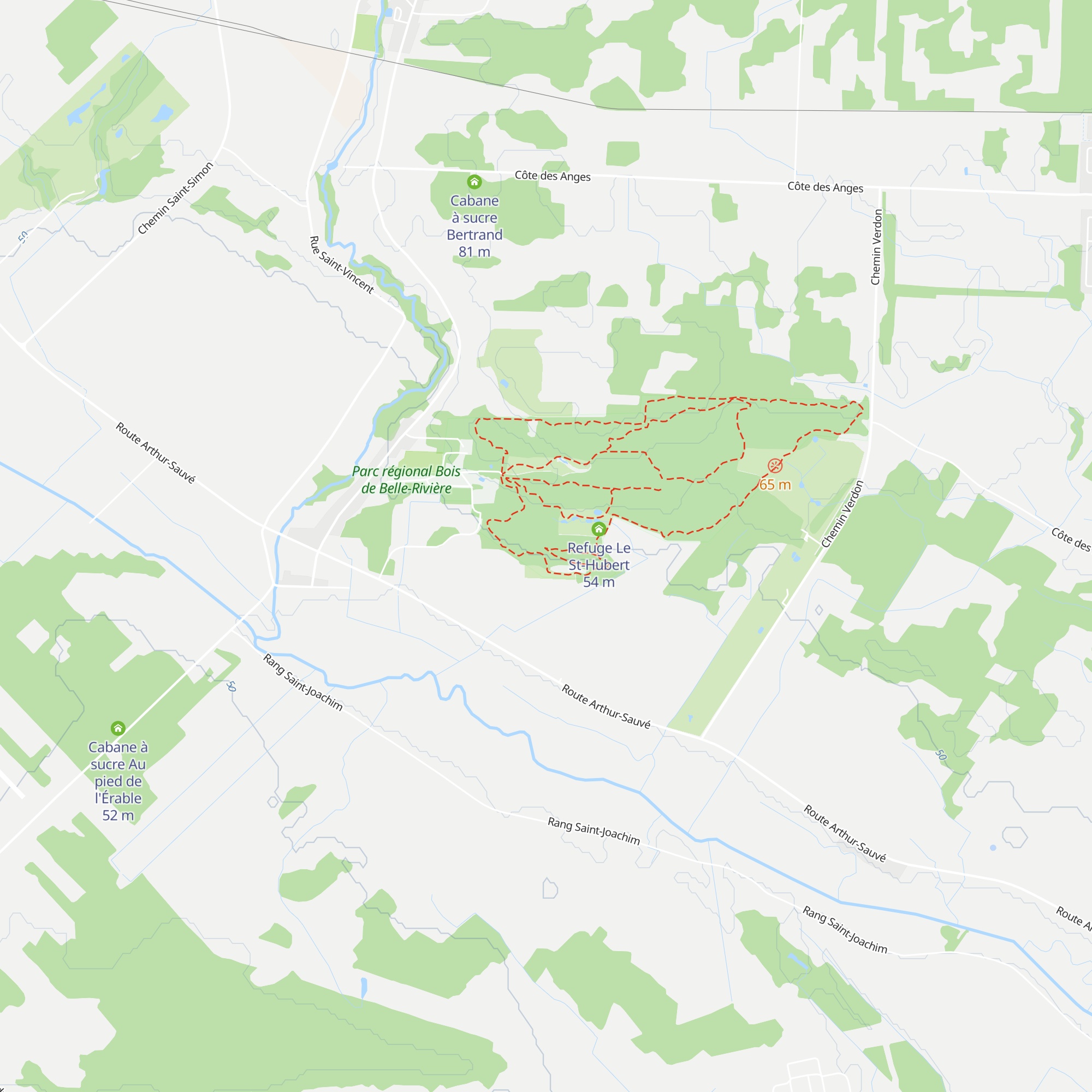 Refuge Le Relais map