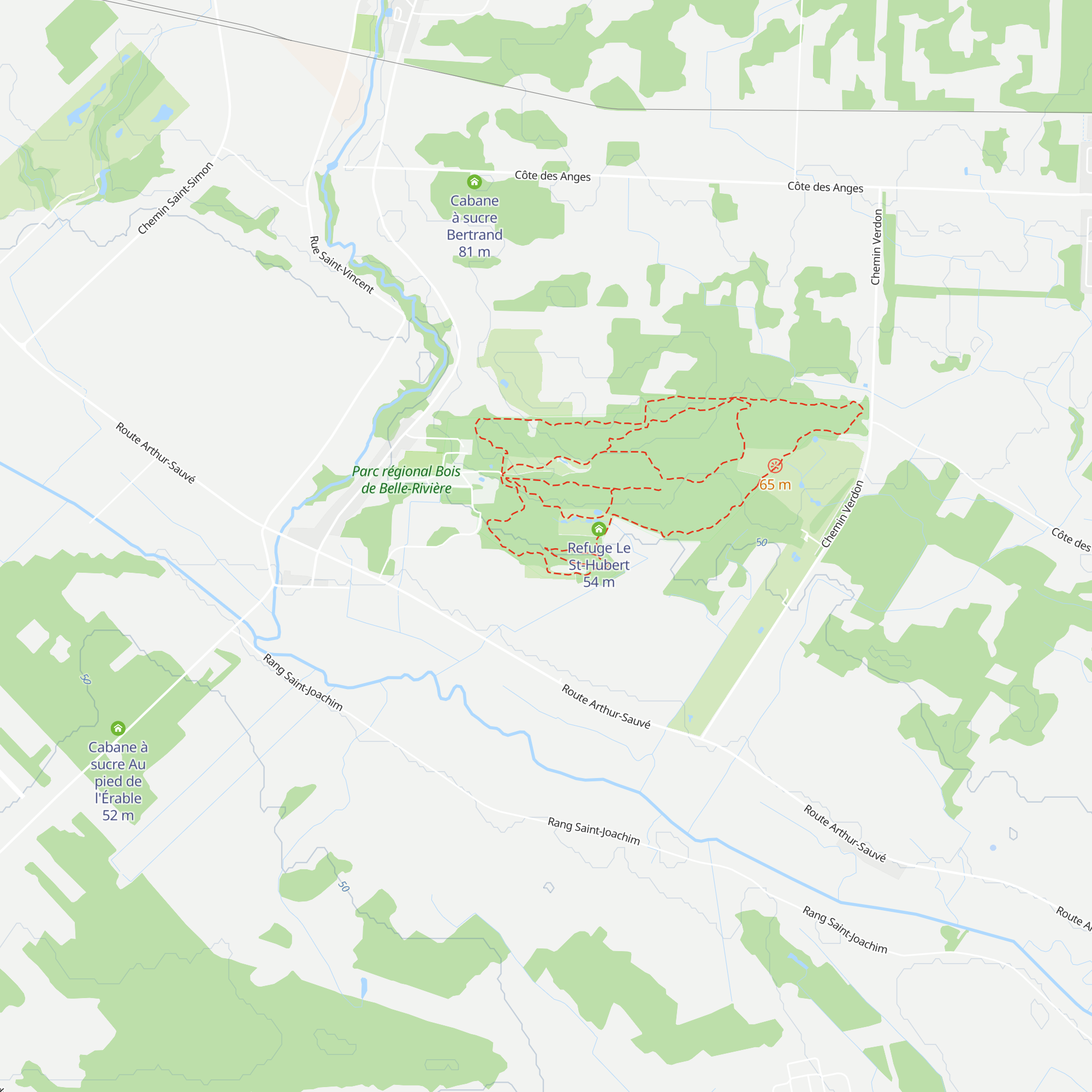 Refuge Le Relais map