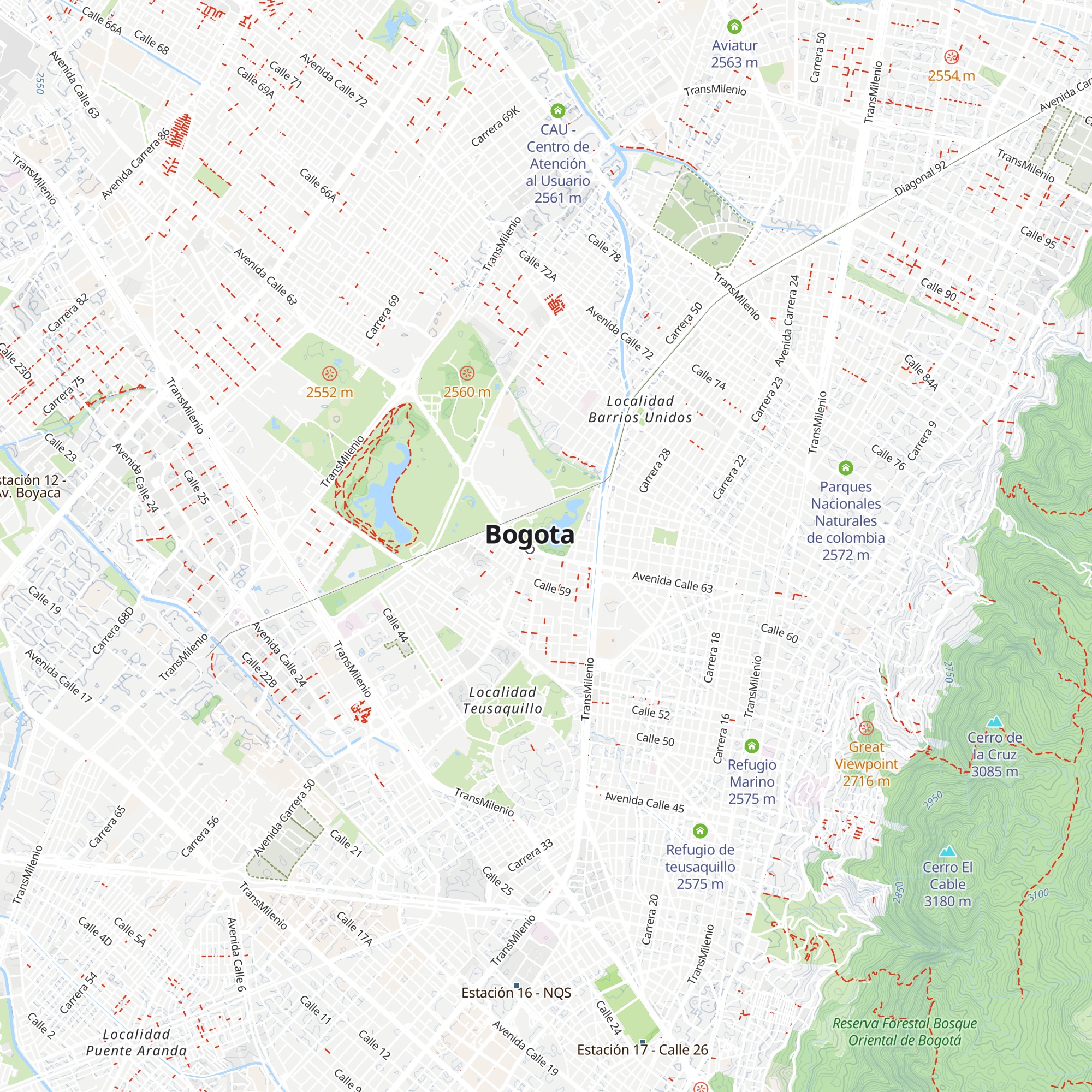 Cabaña 19 map