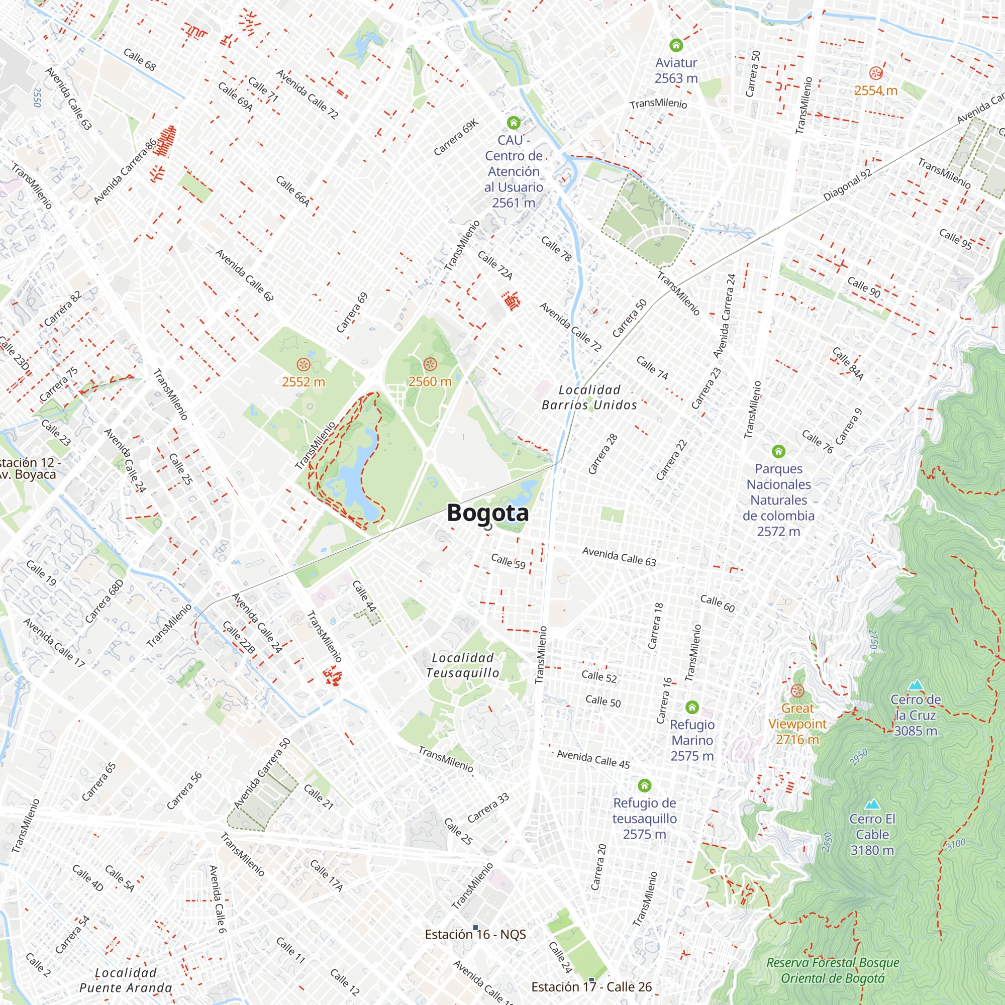 Cabaña 15 map
