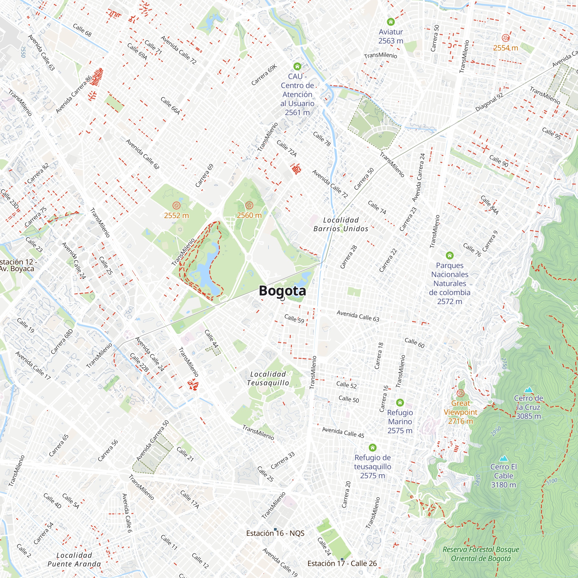 Cabaña 16 map