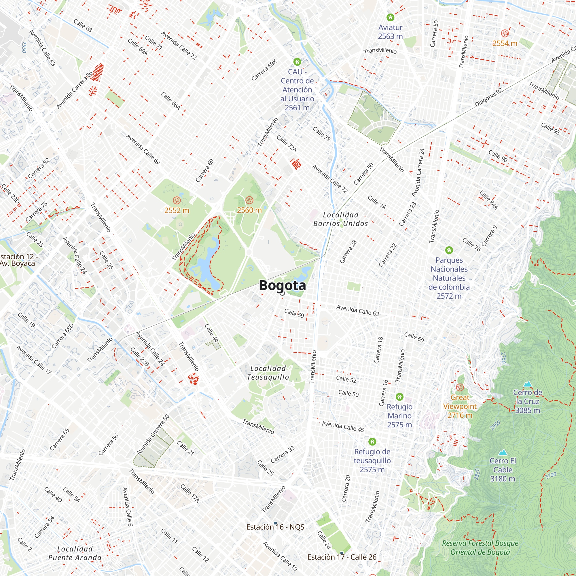 Cabaña 17 map