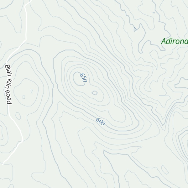 Map of Baldy Mountain