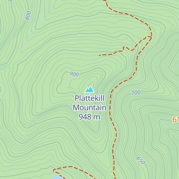Map of Plattekill Mountain
