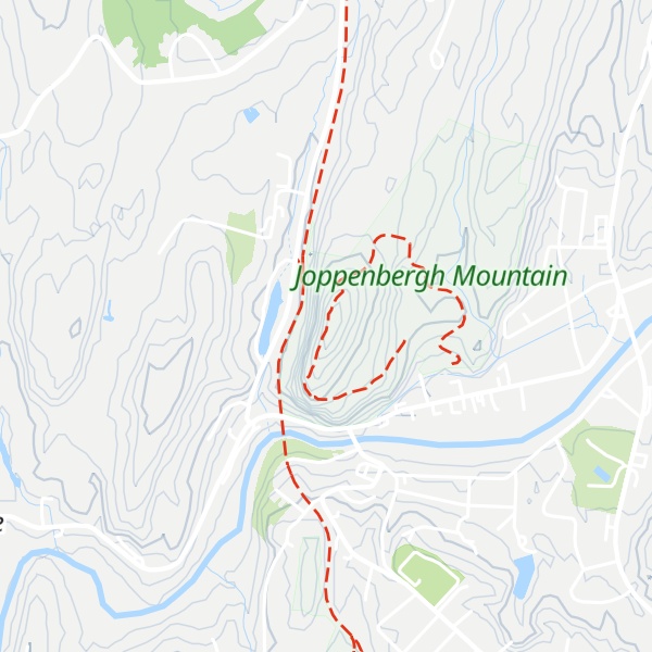 Map of Joppenbergh Mountain