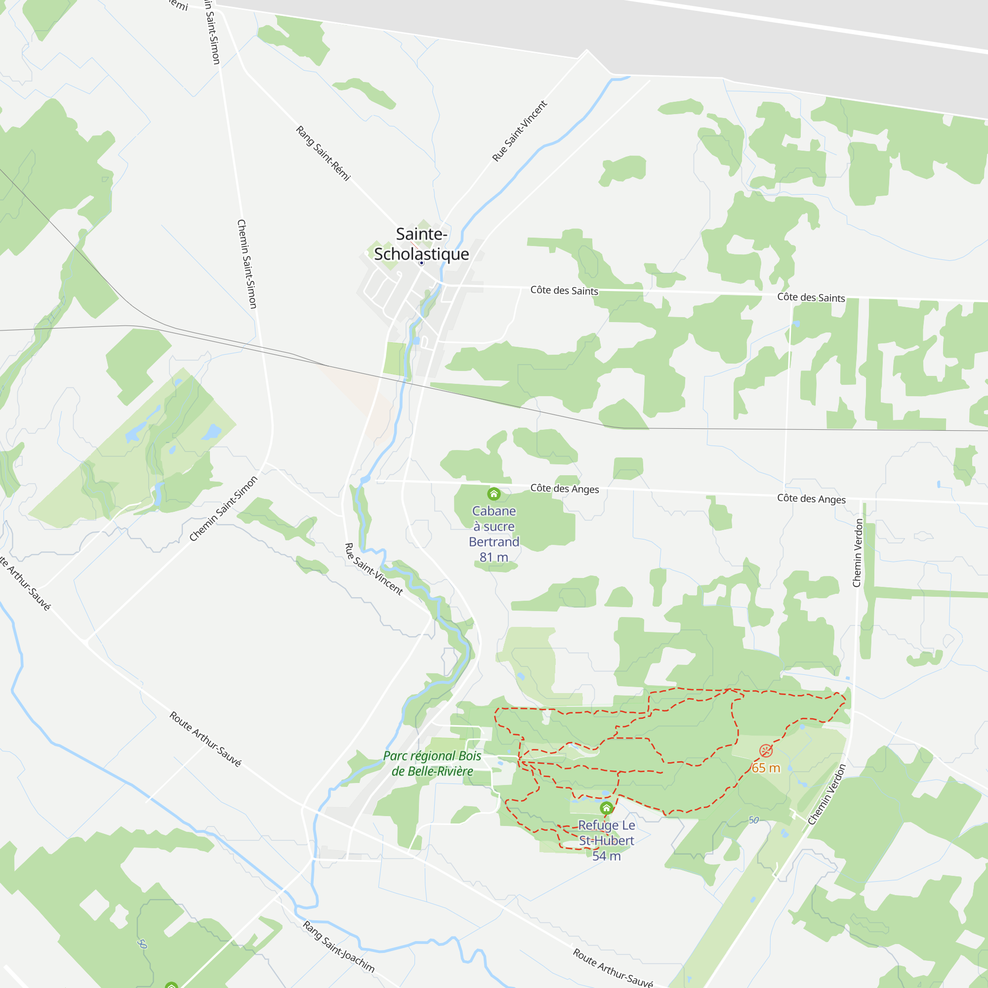 Cabane à sucre Bertrand map