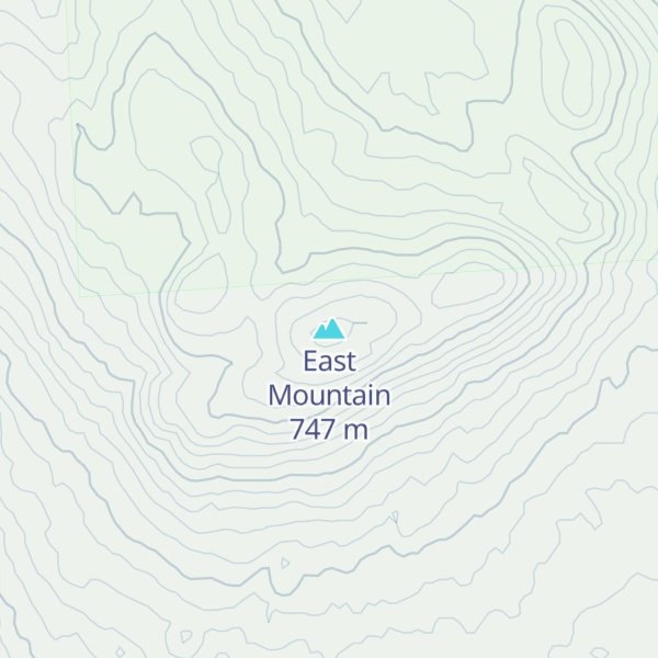 Map of East Mountain