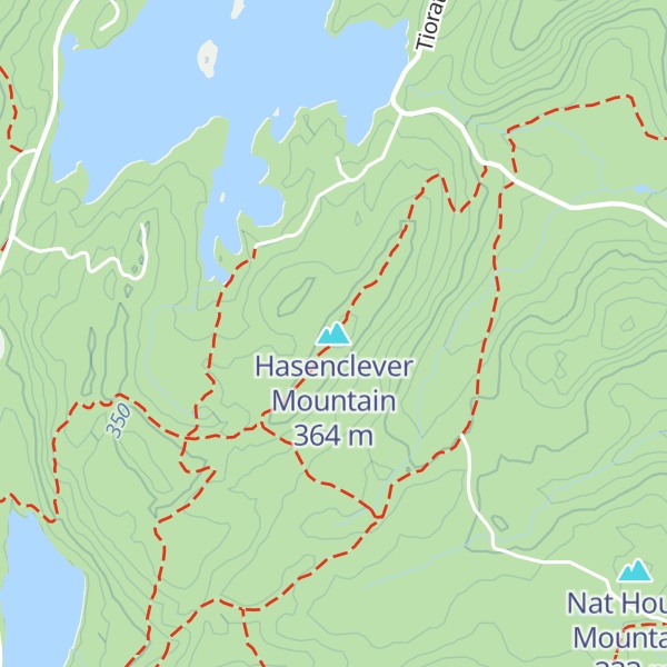 Map of Hasenclever Mountain
