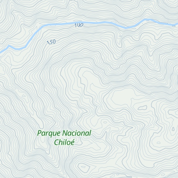 Map of Cerros de Cucao