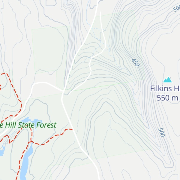 Map of Cole Hill
